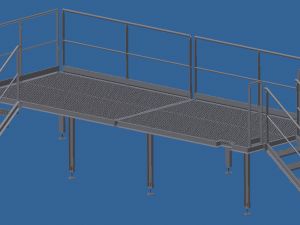 Passerelle inox